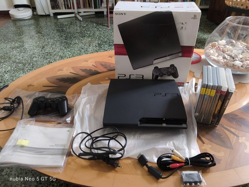 Ps3 slim 120gb boxata - ps3,