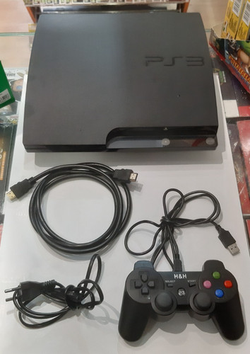 Console playstation slim 120 - console,