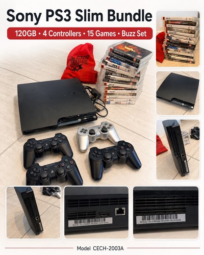 Pacchetto sony ps3 slim 120 - pacchetto, gb